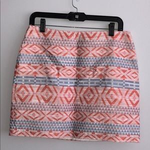 Summer Aztec print skirt